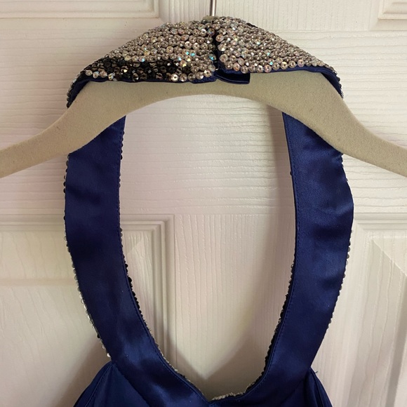 Genuine Roberto Cavalli Runway, Silk, Beaded Halter Dress with Pockets - Picture 13 of 13